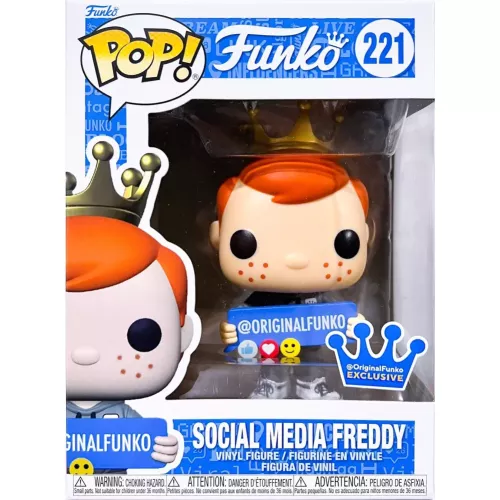 Funko Pop! Social Media Freddy #221 Funko Original Box
