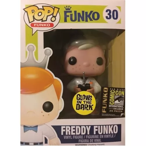 Funko Pop! Freddy Funko #30 Dr. Emmett Brown Glows in the Dark Box