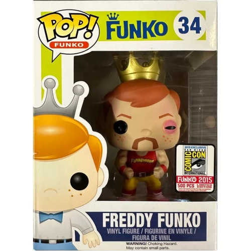 Funko Pop! Freddy Funko #34 Hulk Hogan Injured Funko Original Box