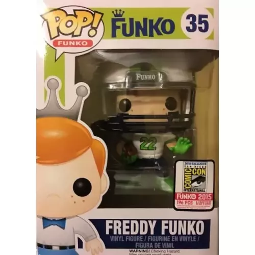 Funko Pop! Freddy Funko #35 Football Freddy (Green) Box
