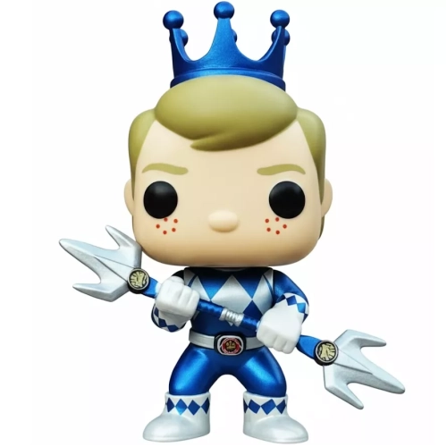 Funko Pop! Freddy Funko as Blue Ranger SE Metallic