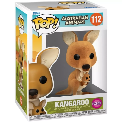 Funko Pop! Kangaroo #112 Flocked Australian Animals Box
