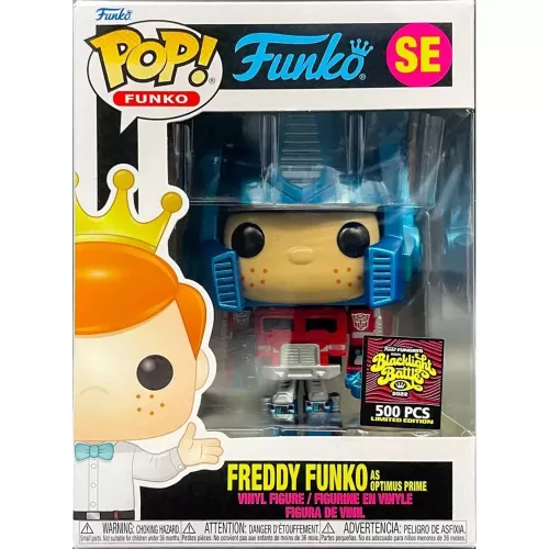 Funko Pop! Freddy Funko as Optimus Prime SE Metallic Box
