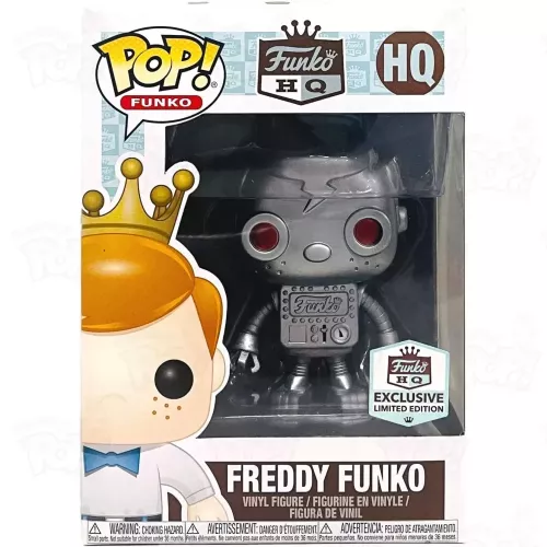 Funko Pop! Freddy Funko HQ Robot Silver Funko Original Box