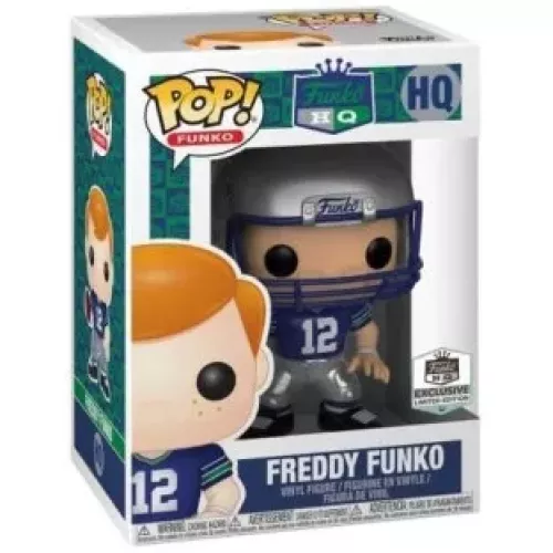 Funko Pop! Freddy Funko HQ Football Freddy - Throwback Box