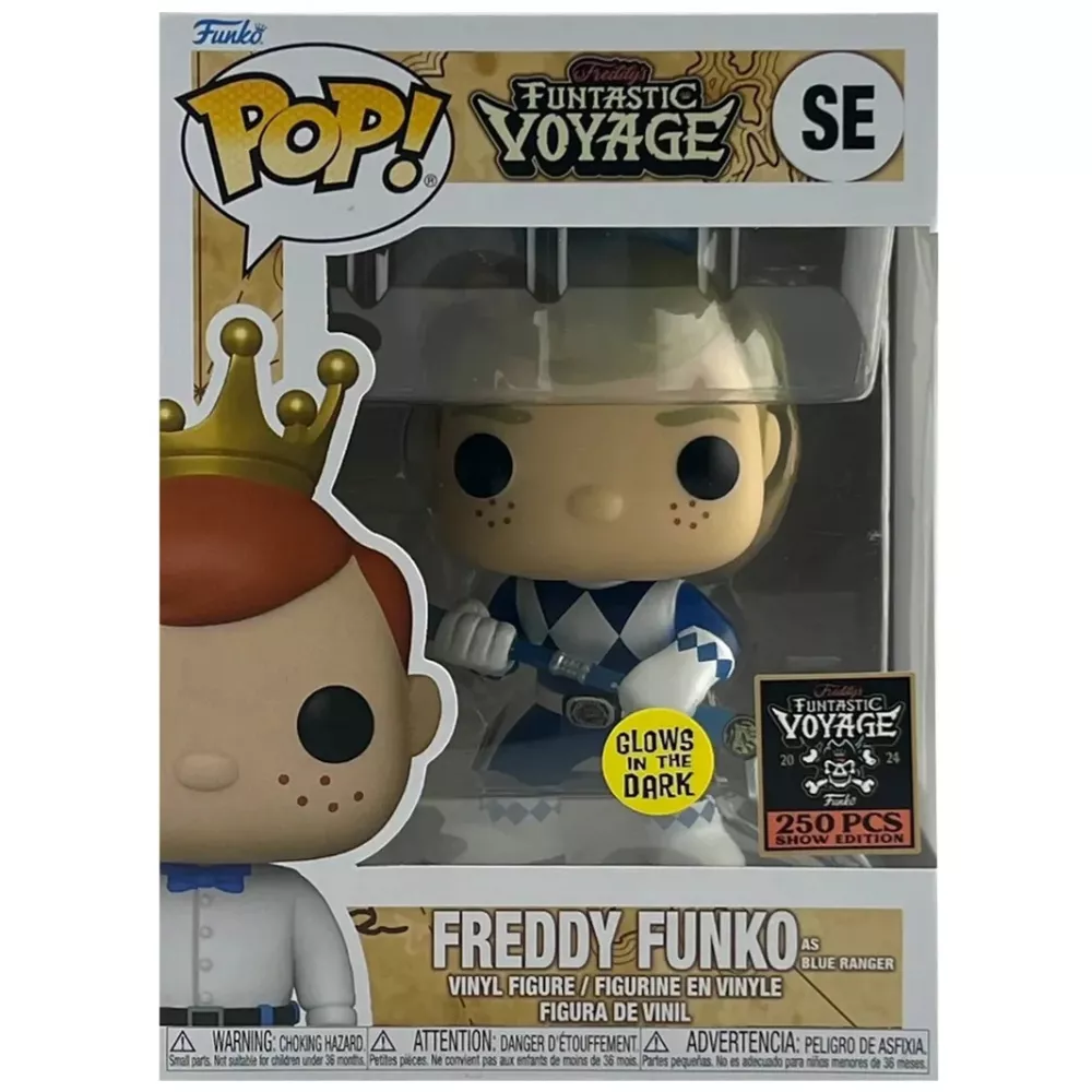 Freddy Funko as Blue Ranger Box