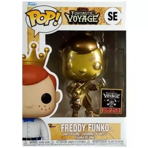 Funko Pop! Freddy Funko as Hook SE Gold Freddy's Funtastic Voyage Box