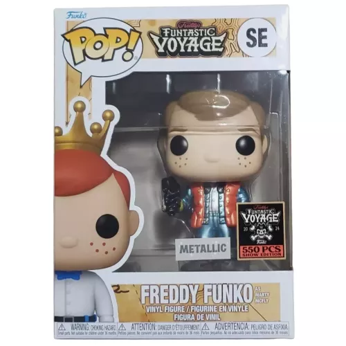 Funko Pop! Freddy Funko as Marty McFly SE Metallic Box