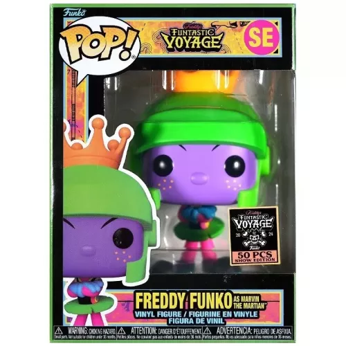 Funko Pop! Freddy Funko as Marvin the Martian SE Blacklight Box