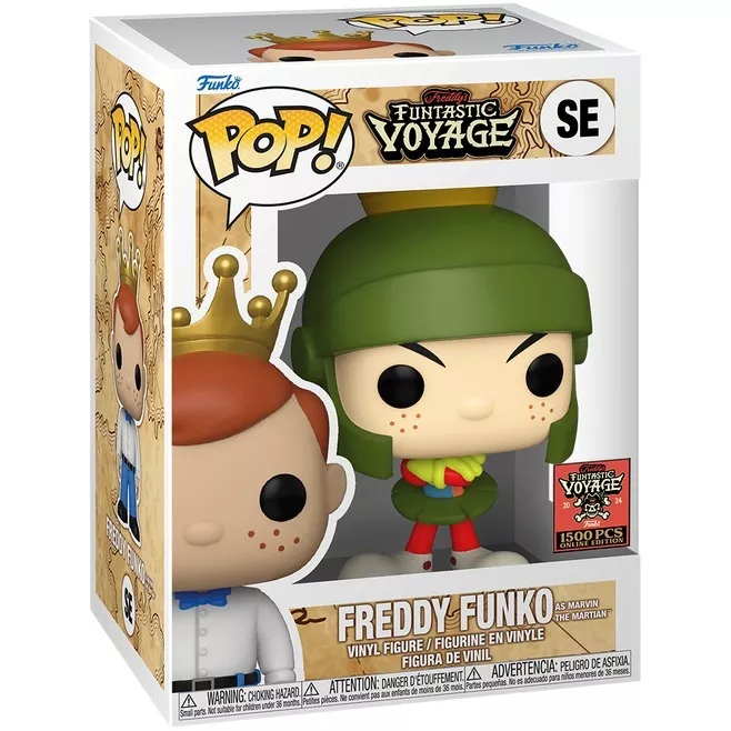 Freddy Funko as Marvin the Martian Box