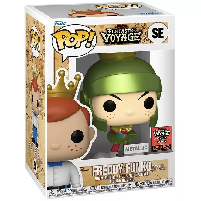 Freddy Funko as Marvin the Martian Box