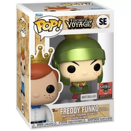 Funko Pop! Freddy Funko as Marvin the Martian SE Metallic Box