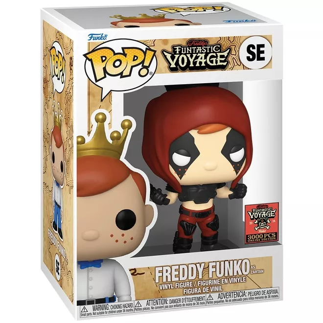 Freddy Funko as Zartan Box