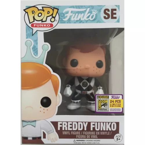 Funko Pop! Freddy Funko SE Black Ranger Funko Original Box