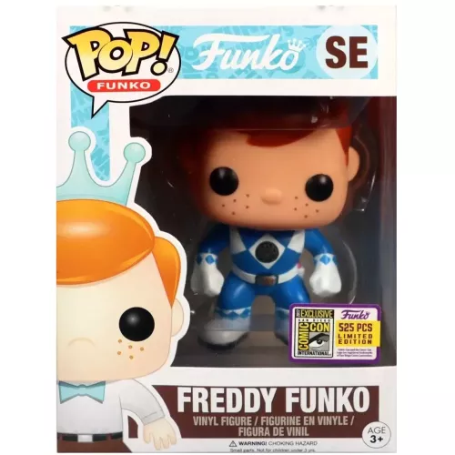 Funko Pop! Freddy Funko SE Blue Ranger Funko Original Box