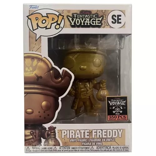 Funko Pop! Pirate Freddy SE Gold Freddy's Funtastic Voyage Box