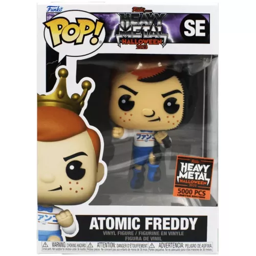 Funko Pop! Atomic Freddy SE Retro Heavy Metal Halloween 2023 Box