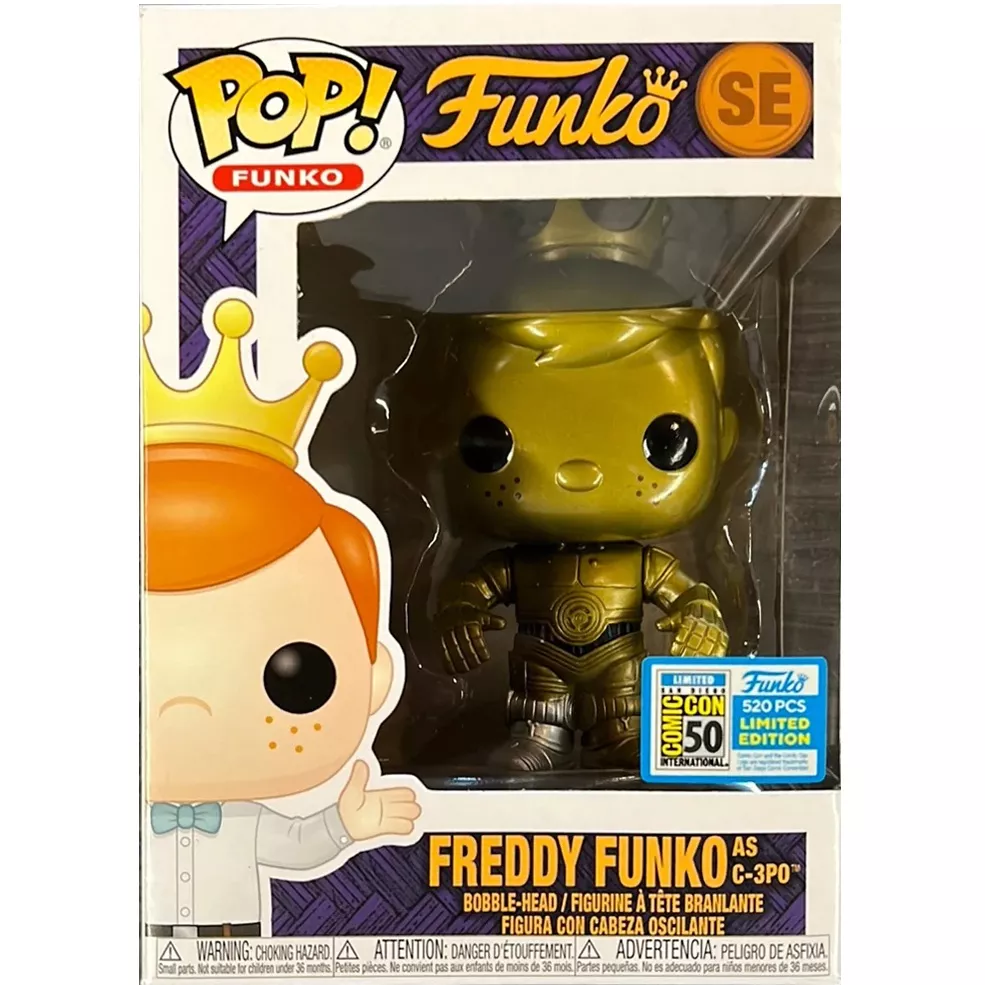 Freddy Funko as C-3PO Box