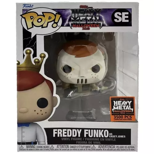 Funko Pop! Freddy Funko as Casey Jones SE Heavy Metal Halloween 2023 Box