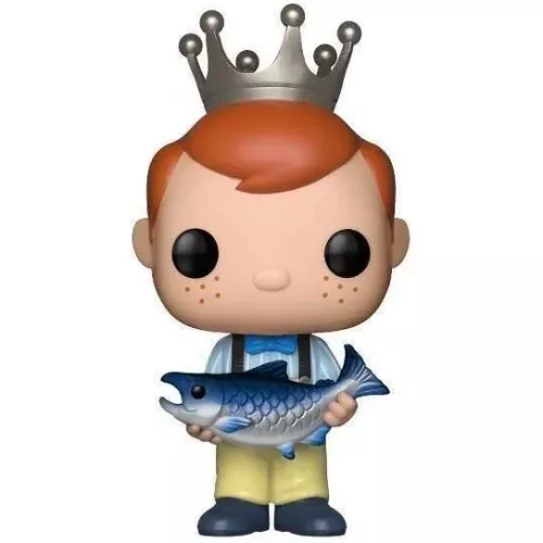 Funko Pop! Freddy Funko SE Holding Fish - Yellow Pants