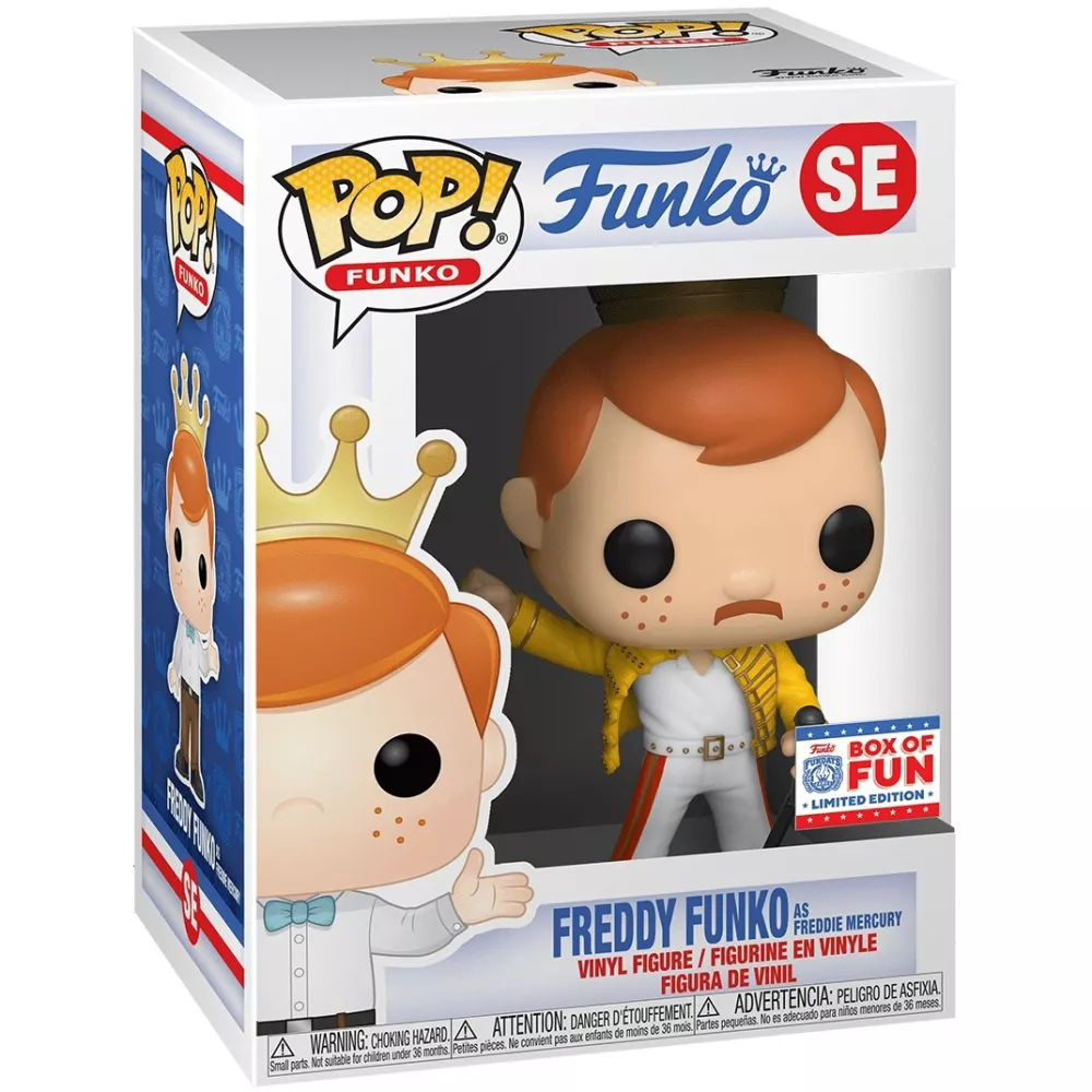 Freddy Funko as Freddie Mercury Box