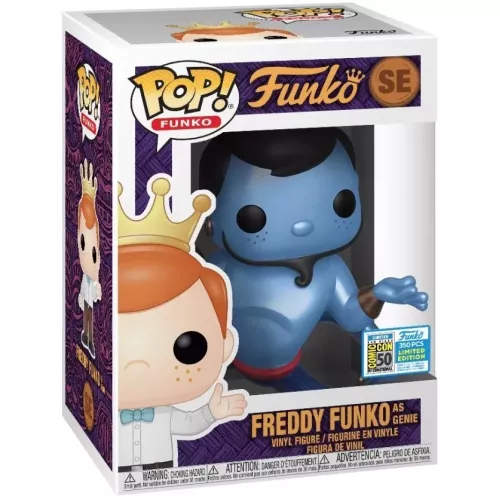 Funko Pop! Freddy Funko as Genie SE Metallic Funko Original Box