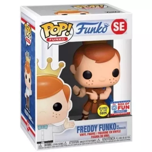 Funko Pop! Freddy Funko as Hercules SE Glows in the Dark Box