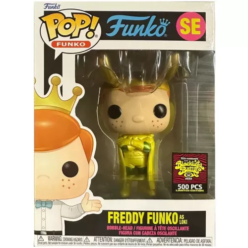 Funko Pop! Freddy Funko as Loki SE Metallic Funko Original Box
