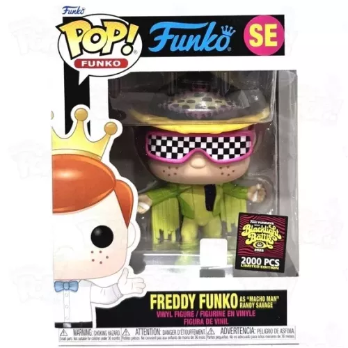 Funko Pop! Freddy Funko as "Macho Man" Randy Savage SE Box