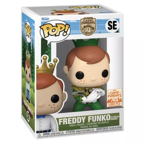 Funko Pop! Freddy Funko SE Green Ranger Funko Presents Camp Fundays 2023 Box