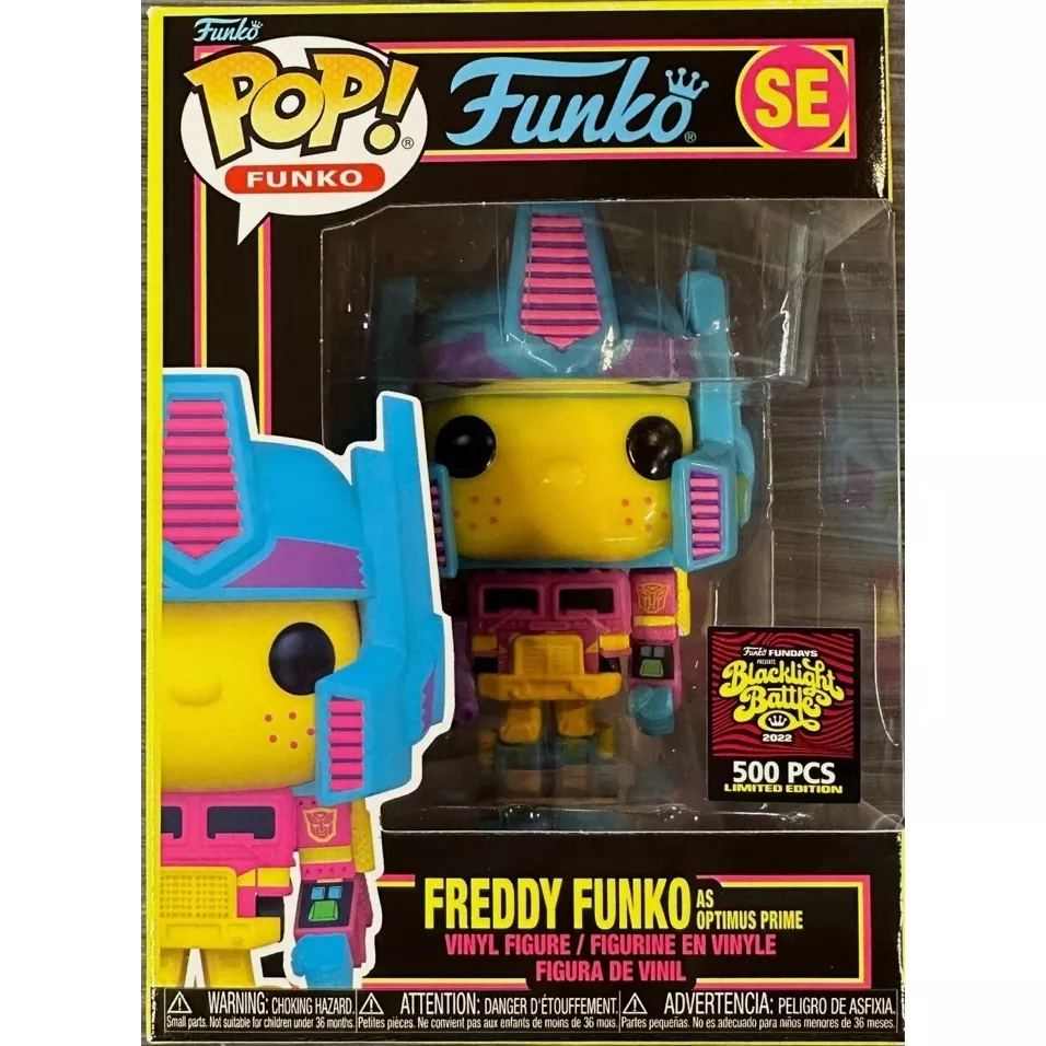 Freddy Funko as Optimus Prime Box