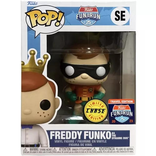 Funko Pop! Freddy Funko as The Dynamic Duo SE Robin Box