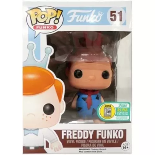 Funko Pop! Freddy Funko #51 Fred Flintstone - Red Funko Original Box