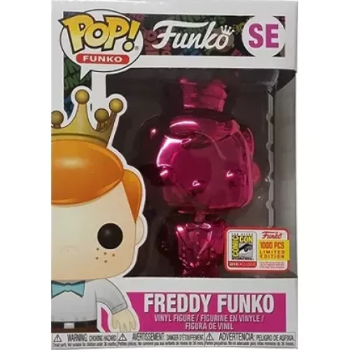 Funko Pop! Freddy Funko SE Pink Chrome Funko Original Box