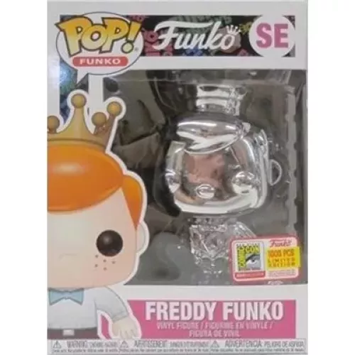 Funko Pop! Freddy Funko SE Silver Chrome Funko Original Box