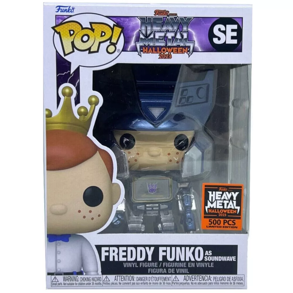 Freddy Funko as Soundwave Box