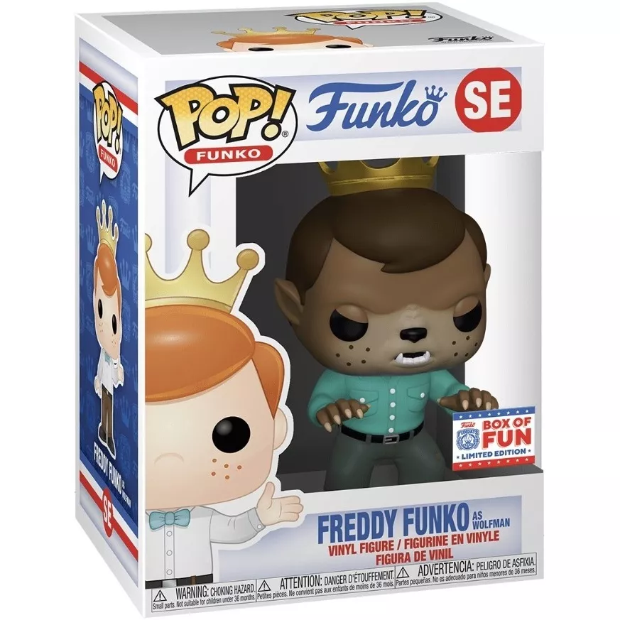 Freddy Funko as Wolfman Box