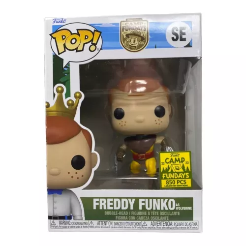 Funko Pop! Freddy Funko as Wolverine SE Funko Presents Camp Fundays 2023 Box