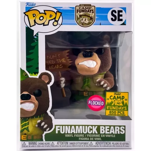 Funko Pop! Funamuck Bears SE Flocked Funko Presents Camp Fundays 2023 Box