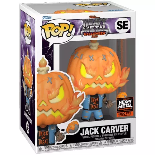 Funko Pop! Jack Carver SE Heavy Metal Halloween 2023 Box
