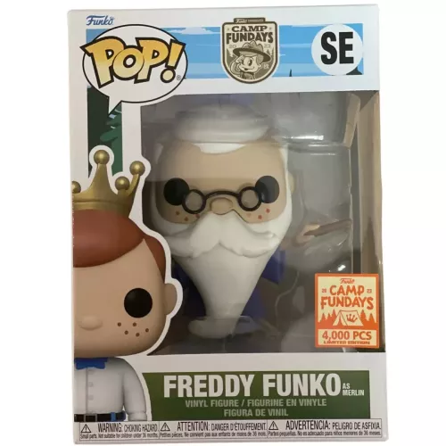 Funko Pop! Freddy Funko as Merlin SE LE 250 Funko Presents Camp Fundays 2023 Box