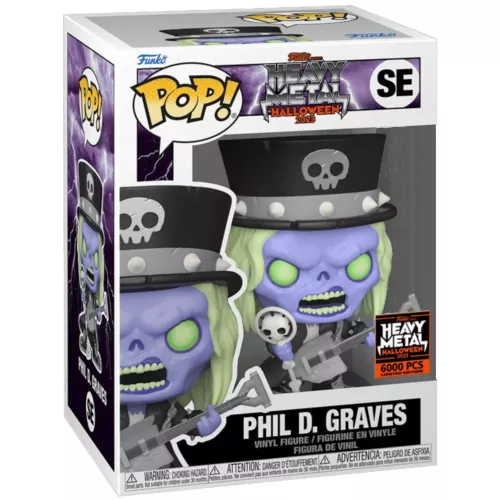 Funko Pop! Phil D. Graves SE Heavy Metal Halloween 2023 Box