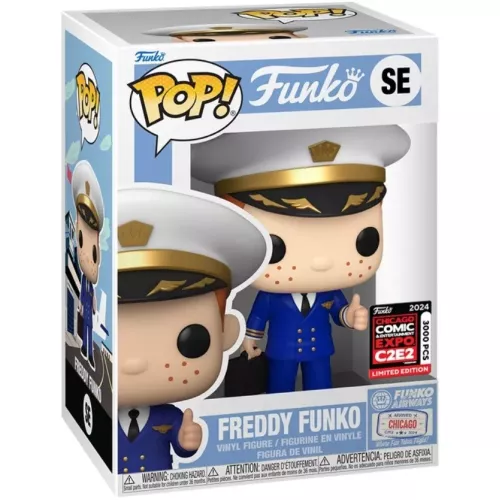 Funko Pop! Freddy Funko SE Pilot Funko Original Vinyl Figure Box