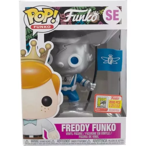 Funko Pop! Freddy Funko SE Space Robot Silver Funko Original Box