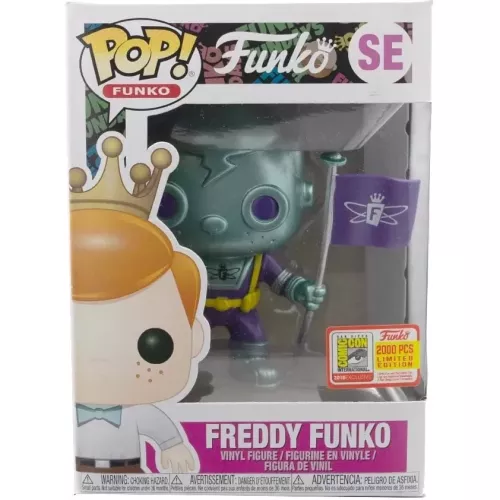Funko Pop! Freddy Funko SE Space Robot - Teal Funko Original Box