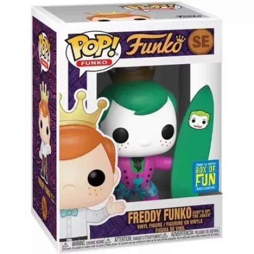 Funko Pop! Freddy Funko Surf's Up! The Joker SE Funko Original Box