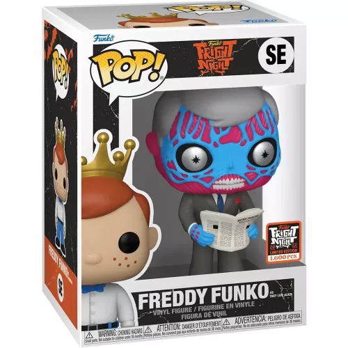Funko Pop! Freddy Funko as They Live Alien SE Funko Fright Night Box
