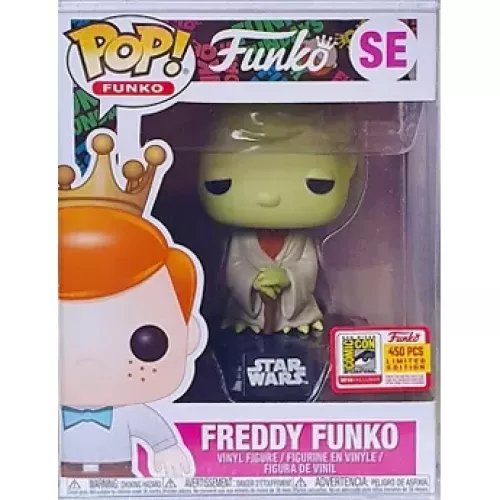 Funko Pop! Freddy Funko SE Yoda Funko Original Vinyl Figure Box