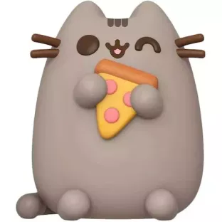 Pusheen with Pizza image