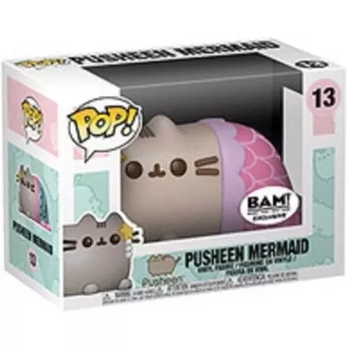 Funko Pop! Pusheen Mermaid #13 Pink Vinyl Figure Box